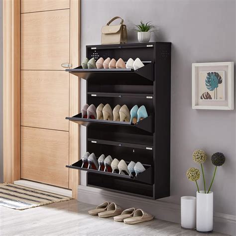 shoe fabric cabinet metal|3 drawer shoe storage cabinet.